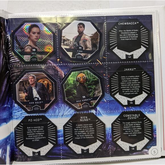 Winn Dixie Collector Star Wars Cosmic Shell Collector Album with 39 Shells Pogs - Picture 3 of 12